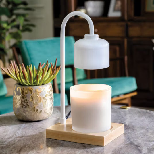 ARCHED Lampe für Duftkerzen · 35W white/wood