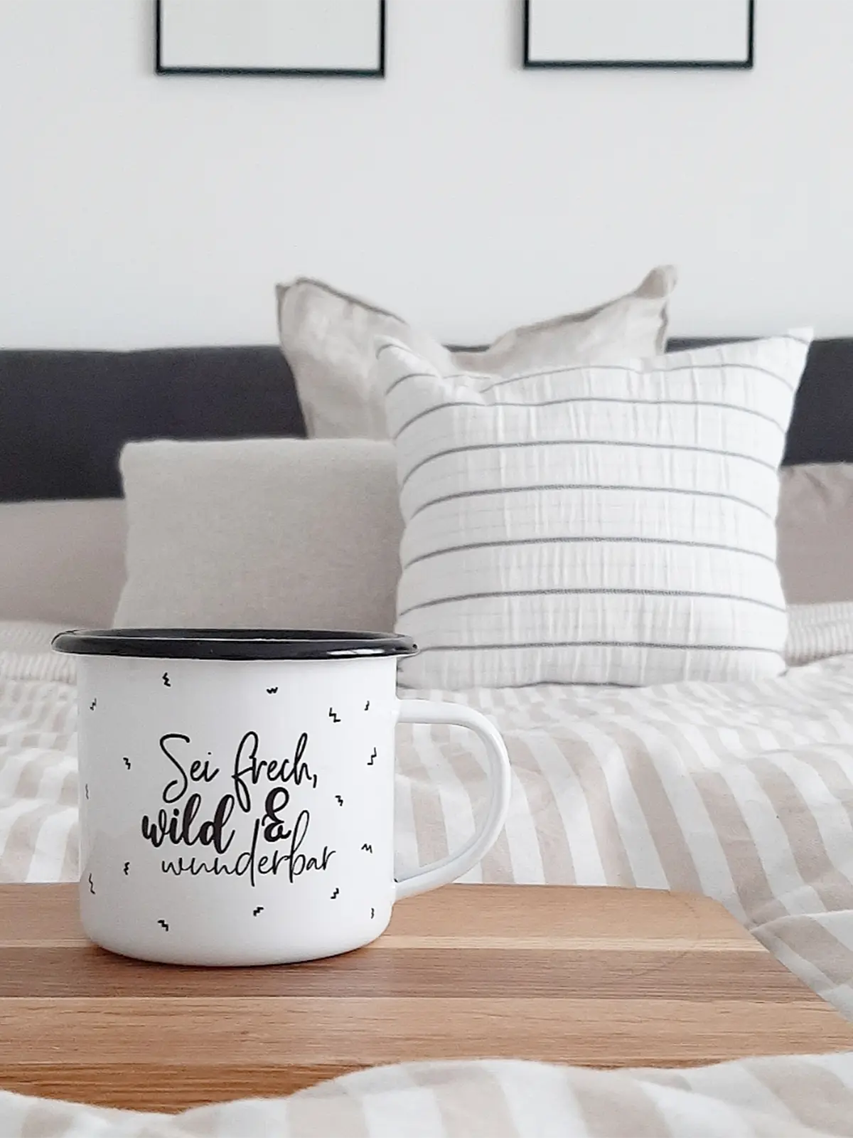 Frech, wild & wunderbar · Emaille Tasse-Tschüss-HYGGEBI-€12,90