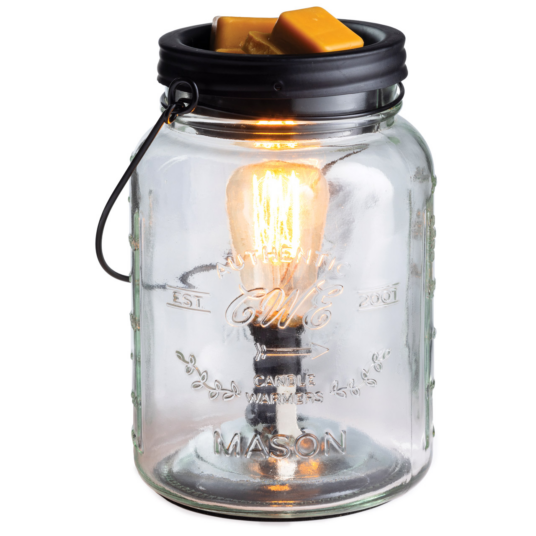 CANDLE WARMERS® MASON JAR Edison Duftlampe elektrisch Glas
