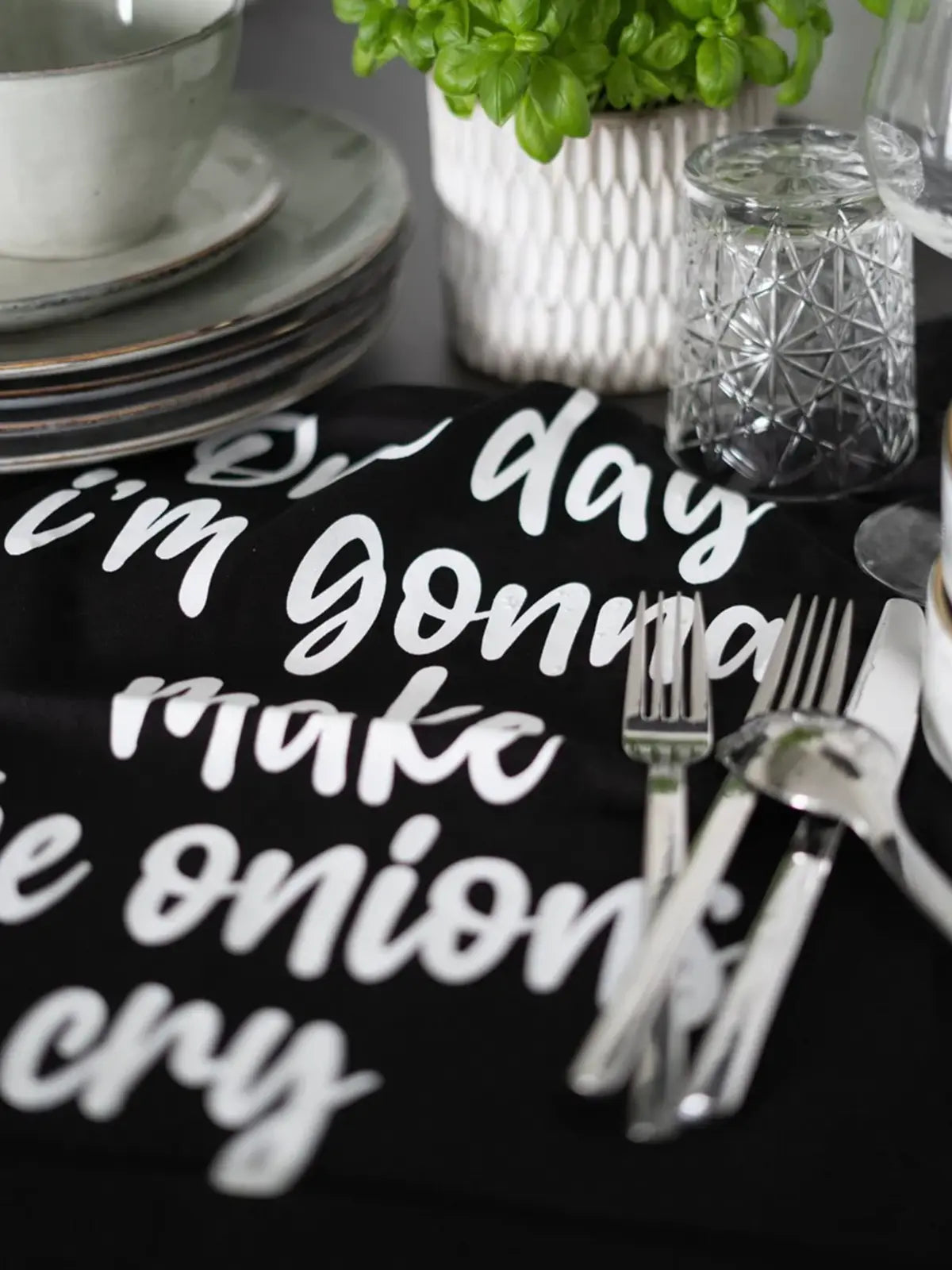 Geschirrtuch · One day-Tschüss-HYGGEBI-€11,90