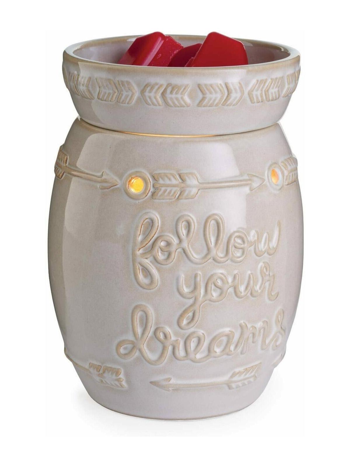 FOLLOW YOUR DREAMS Duftlampe elektrisch - Keramik Aromalampe