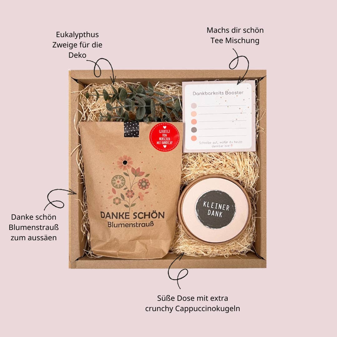 Vielen Dank · Geschenkbox