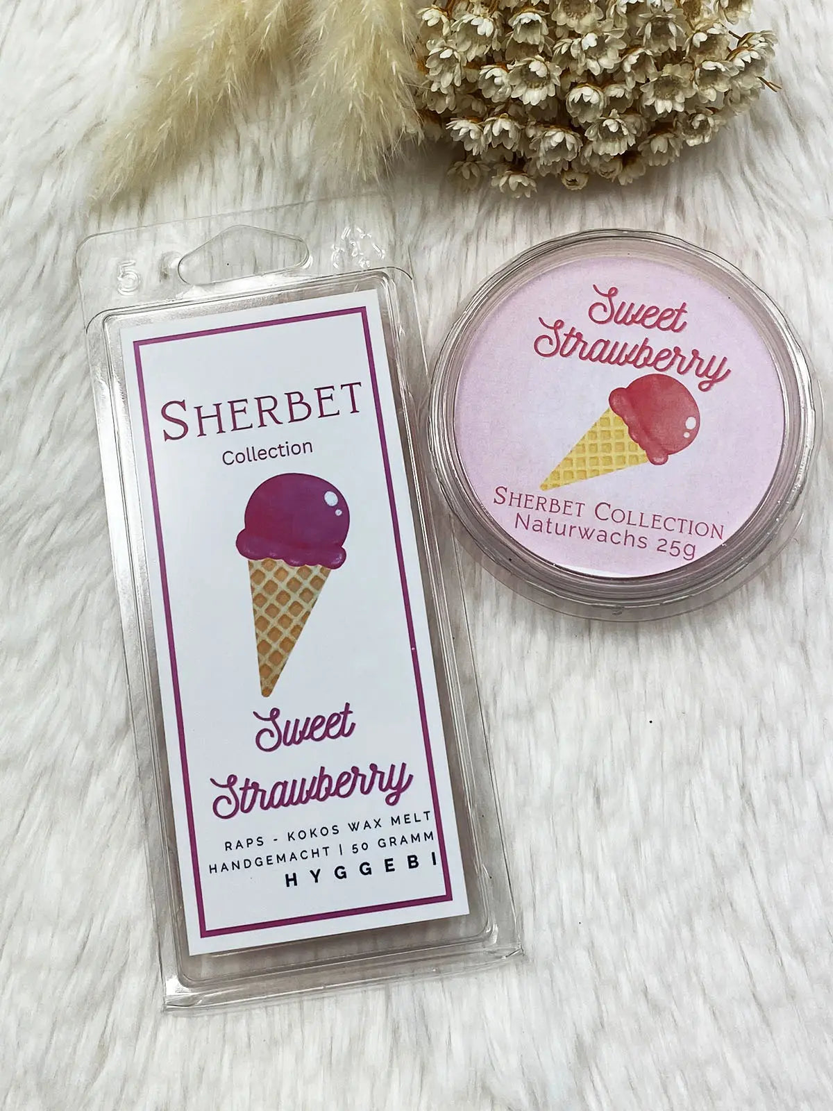 Sweet Strawberry Sherbet · Duftwachs