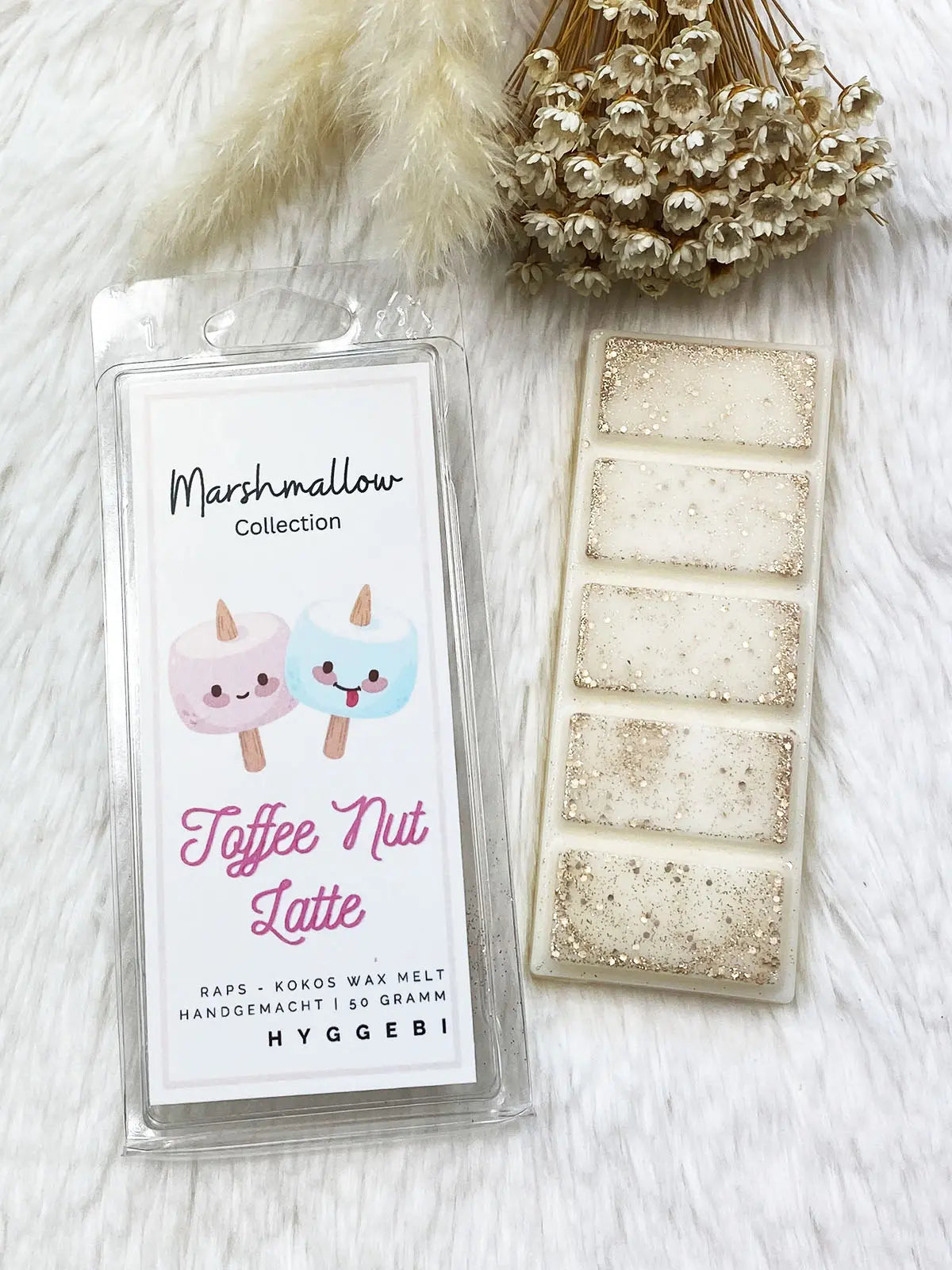 Toffee Nut Latte & Marshmallow · Duftwachs