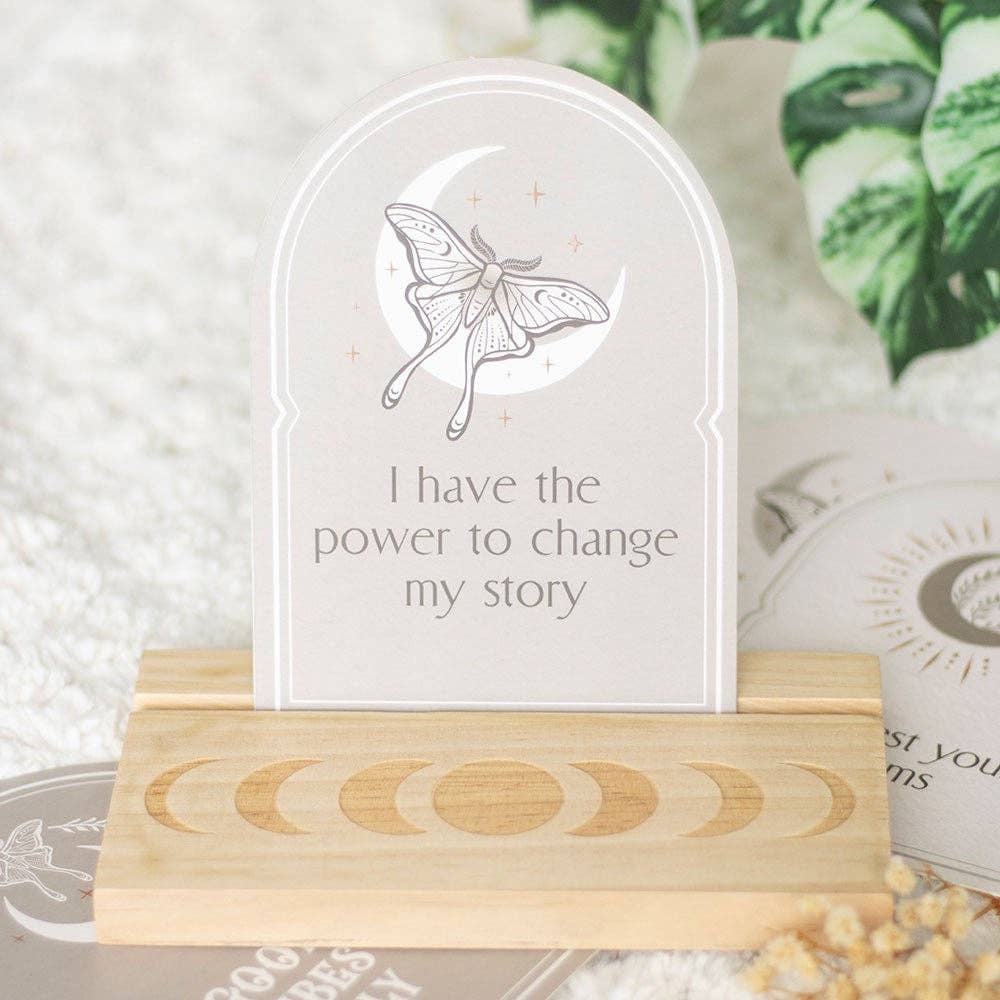 Affirmationskarten-Set „Luna Moth“ ·  Inspiration für jeden Tag
