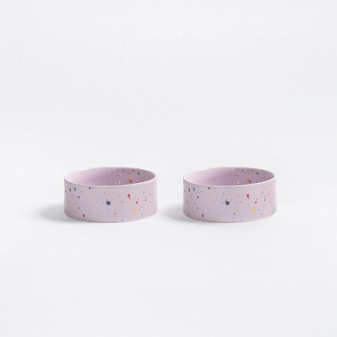 New Party Haustiernapf 14cm · Set 2 Flieder