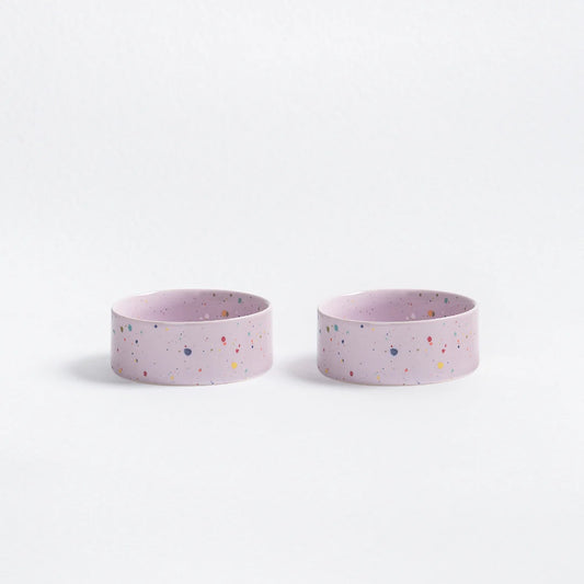 New Party Haustiernapf 14cm · Set 2 Flieder