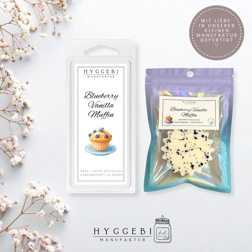 Blueberry Vanilla Muffin · Duftwachs