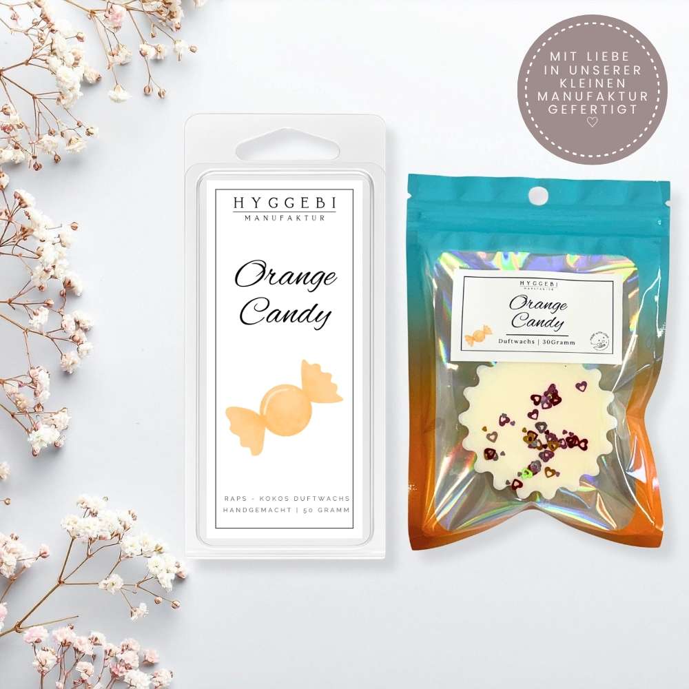 Orange Candy · Duftwachs