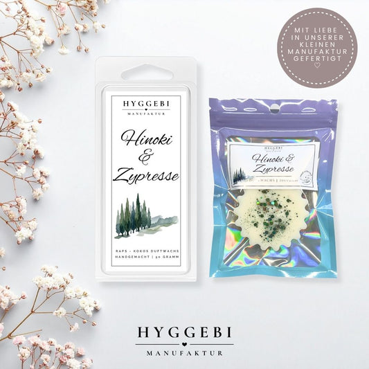 Hinoki & Zypresse · Duftwachs