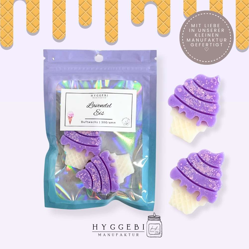 Lavendel Eis · Duftwachs 30g