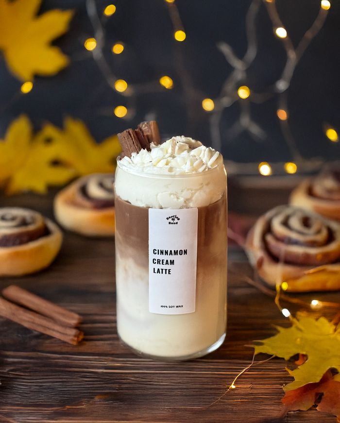 Cinnamon Cream Latte · Duftkerze