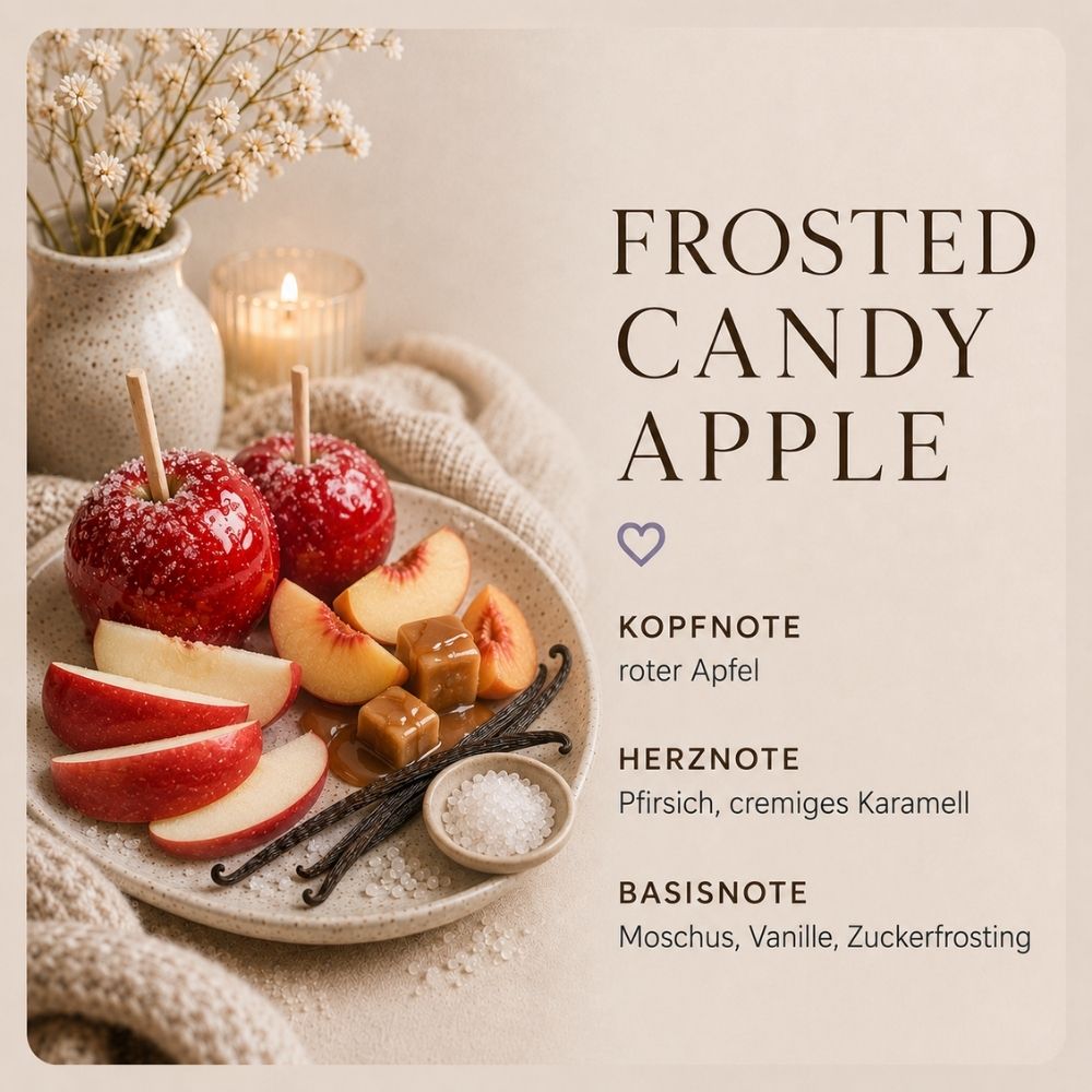 Frosted Candy Apple · Duftwachs 80g