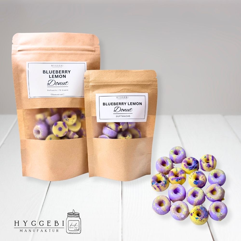Blueberry Lemon Donut · Duftwachs