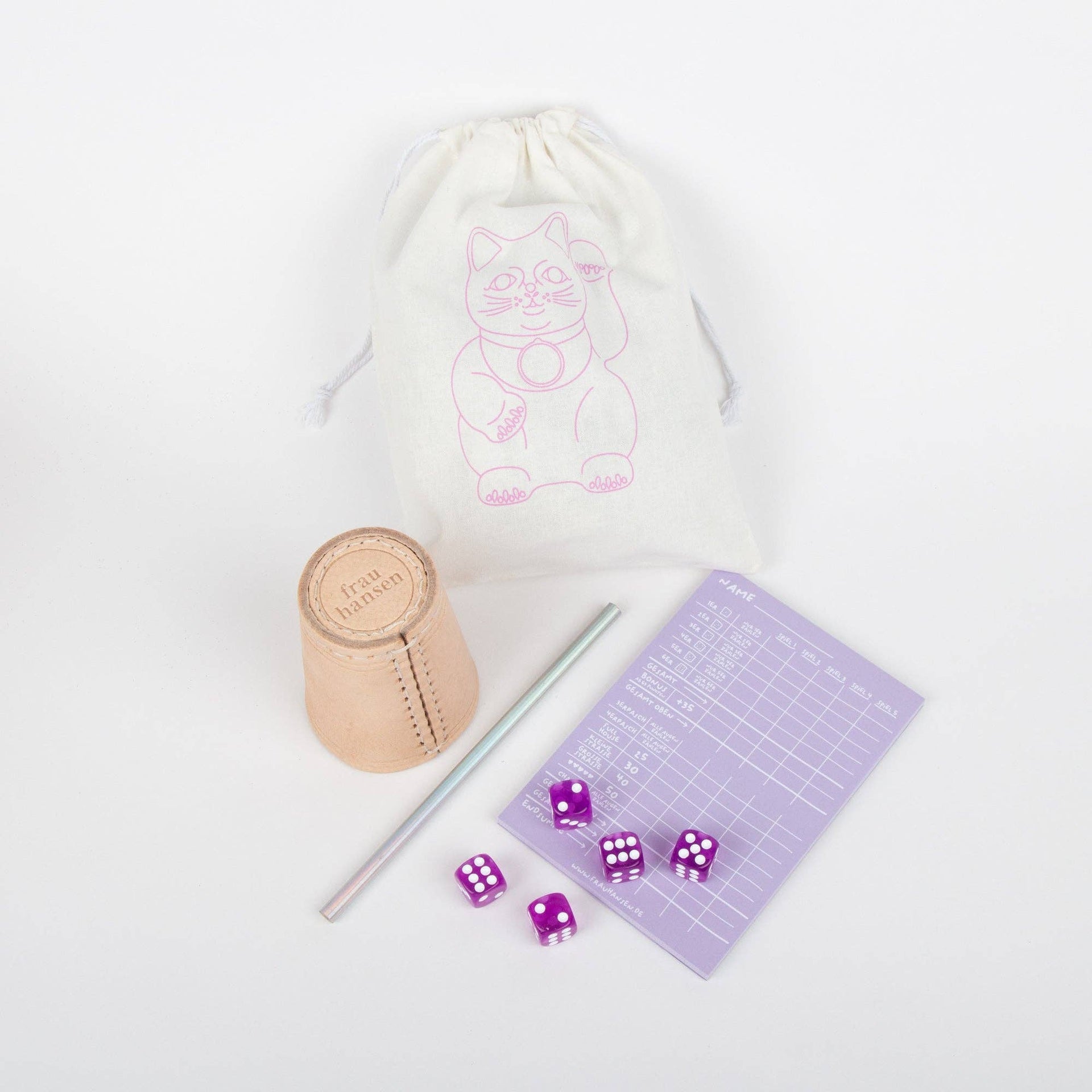 Würfelspiel LILA · 5er Set