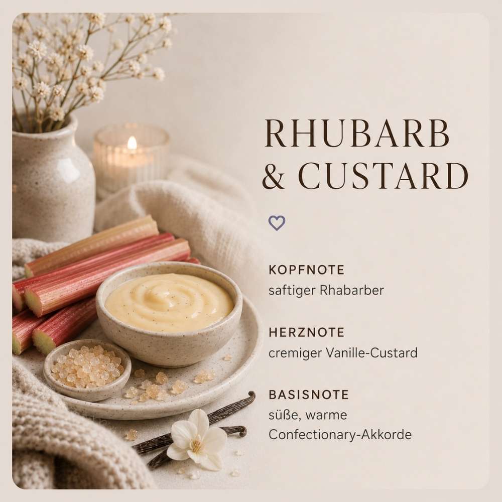 Rhubarb & Custard · Duftwachs