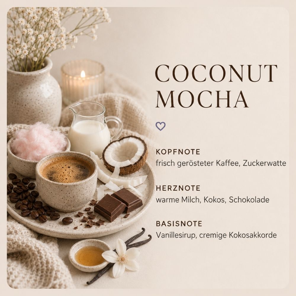 Coconut Mocha · Duftwachs
