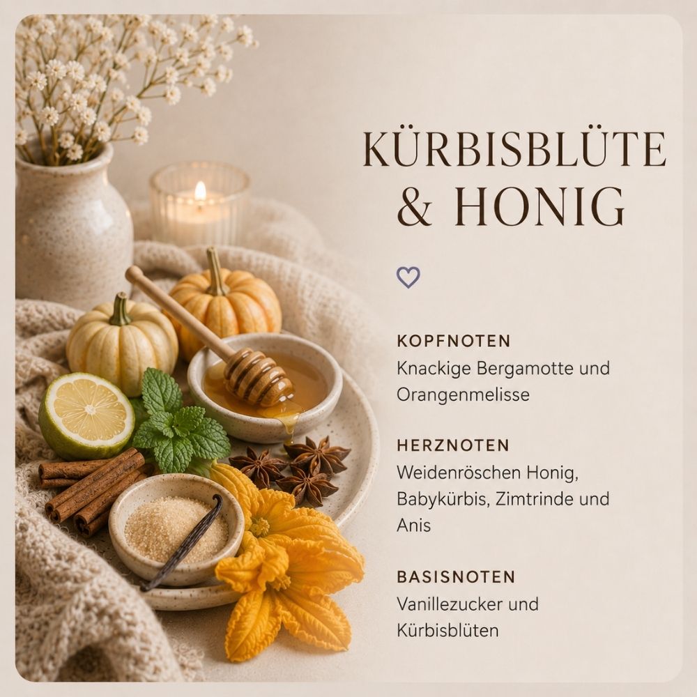Kürbisblüte & Honig · Duftwachs