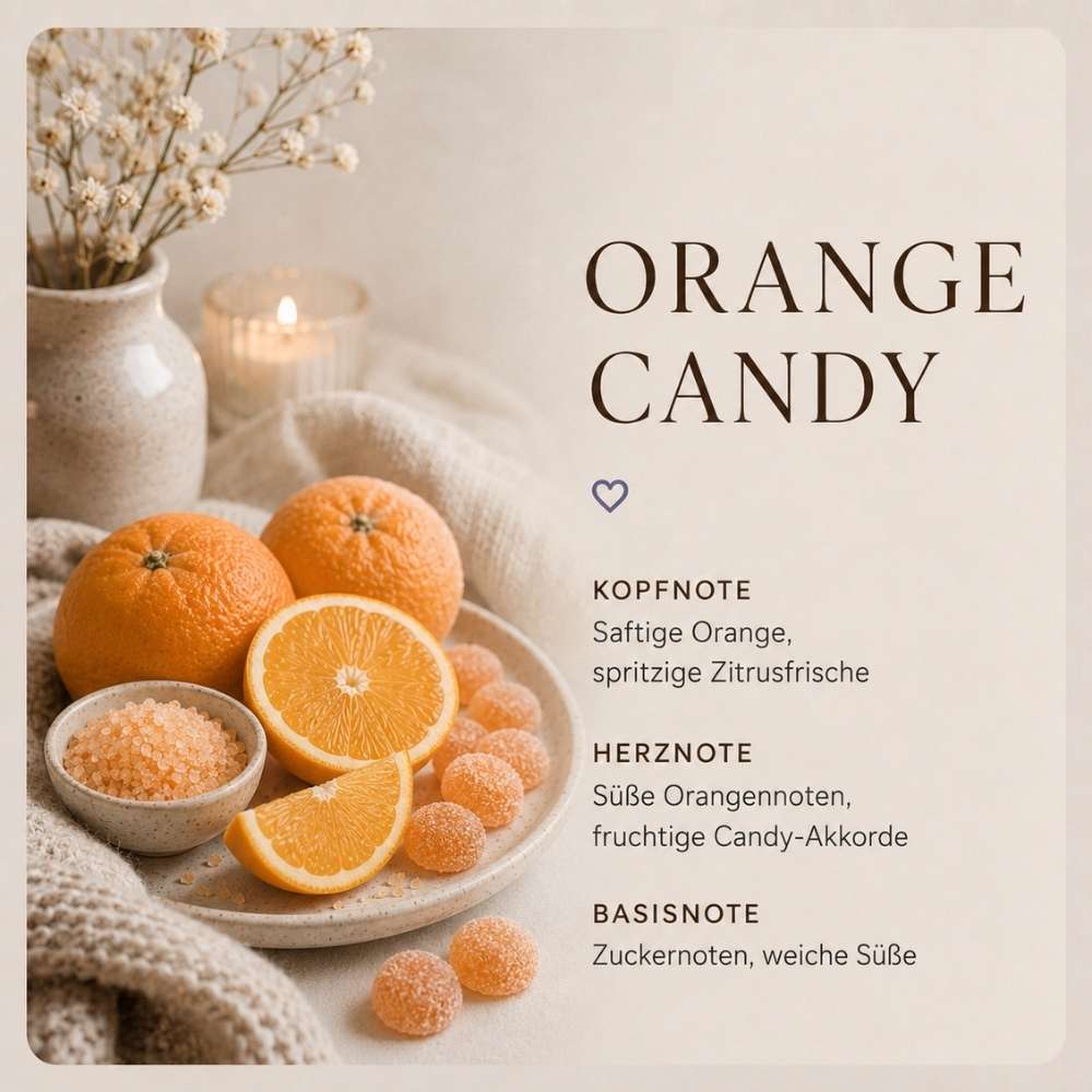 Orange Candy · Duftwachs