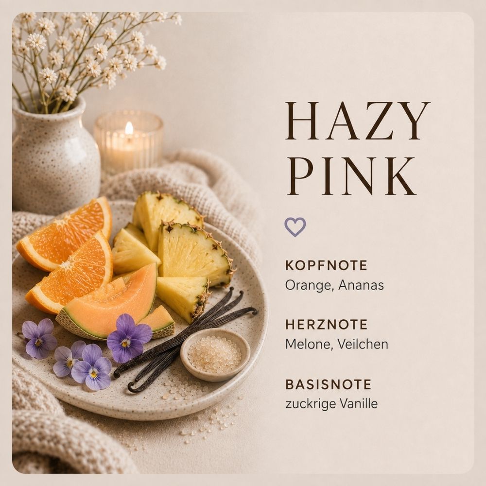 Hazy Pink · Duftwachs