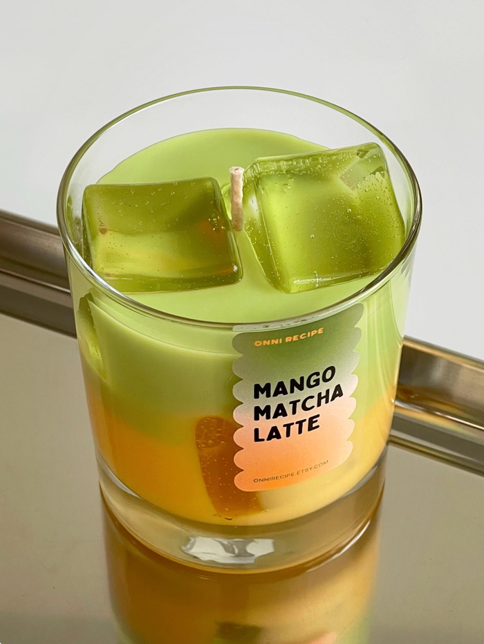 Mango Matcha Latte · Duftkerze