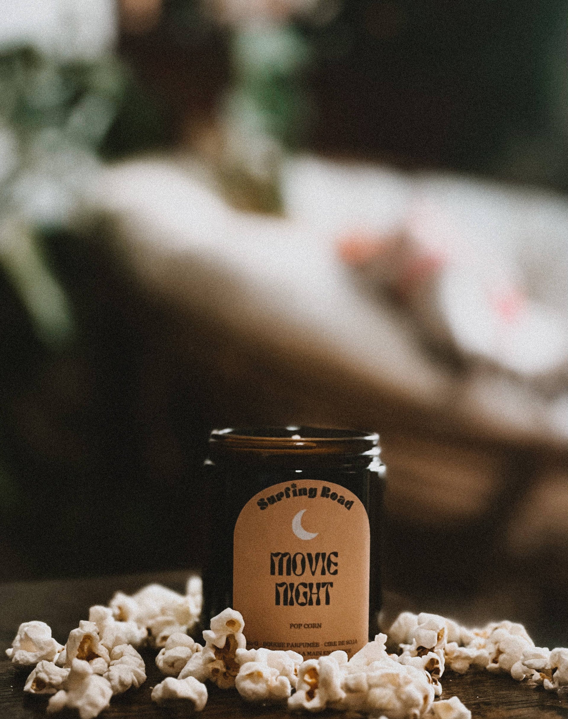 Movie Night · Duftkerze mit Popcorn-Duft
