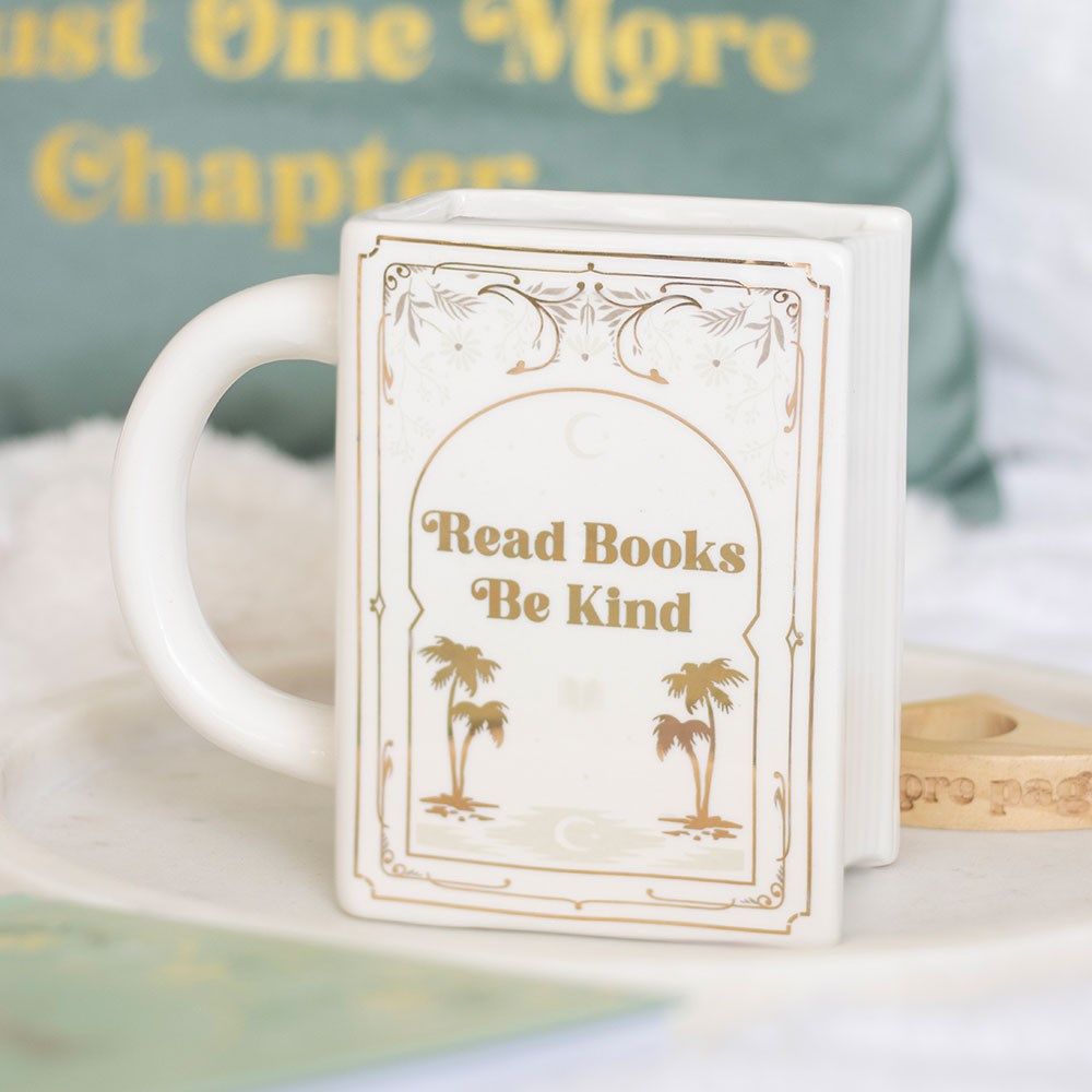 Buch Tasse · White Be Kind