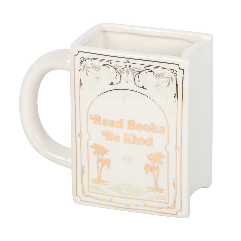 Buch Tasse · White Be Kind
