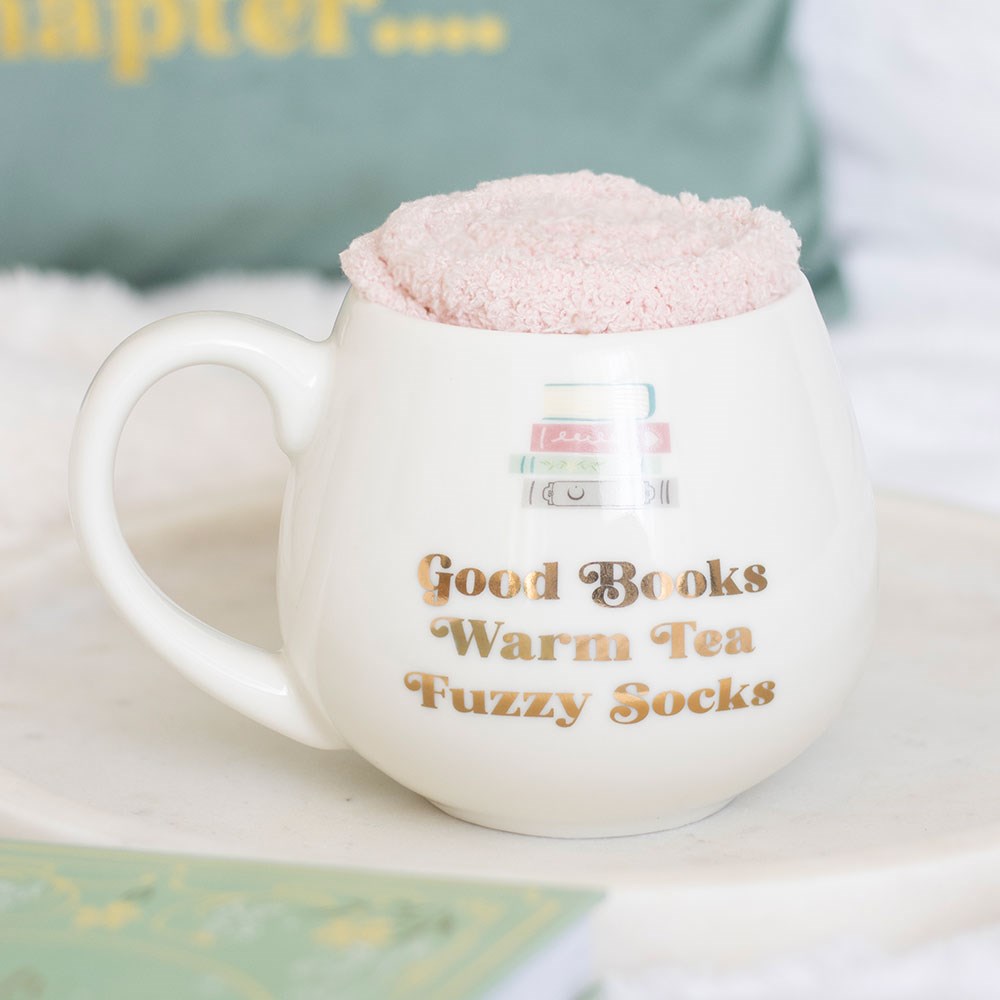 Good Books · Tasse & Socken Geschenkset