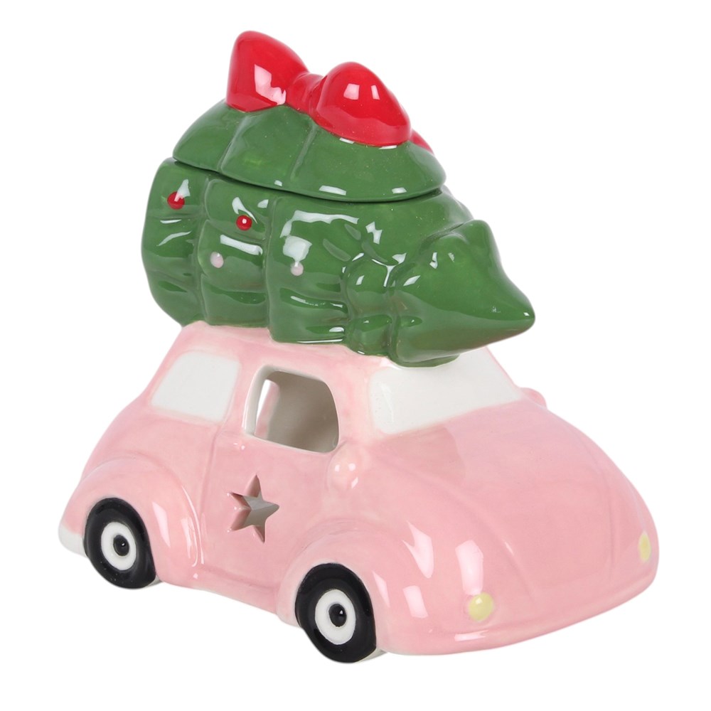 Duftlampe · Pink Christmas Tree Car
