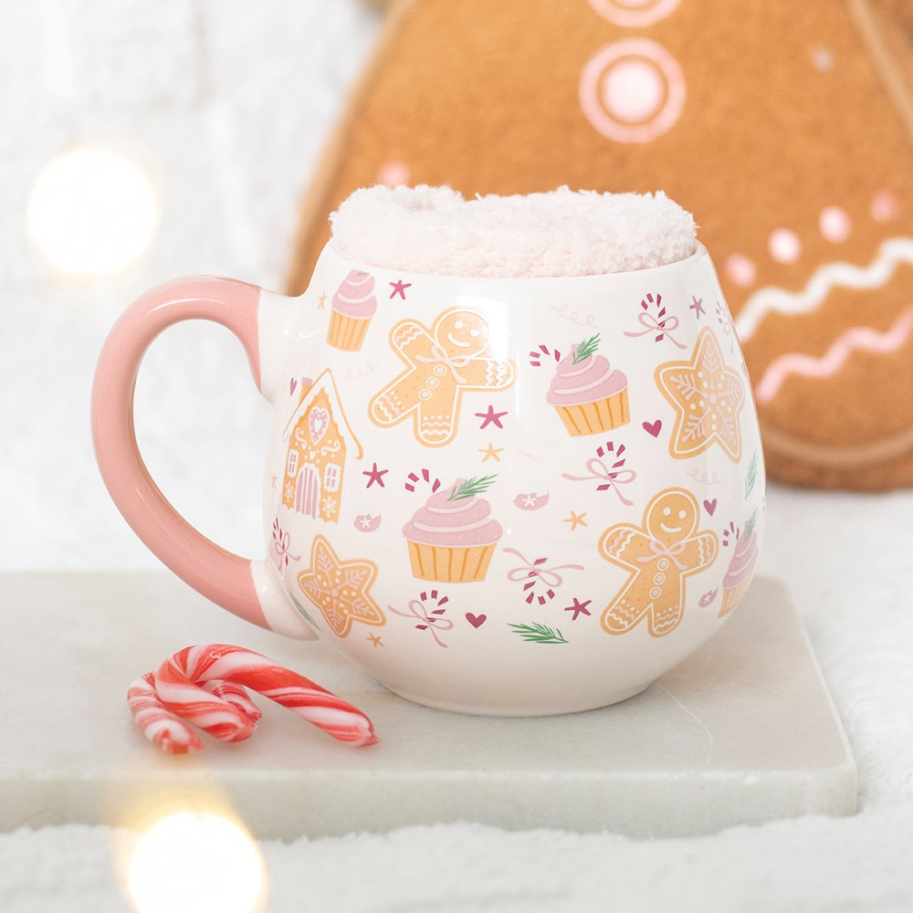 Tasse & Socken Set · Sugarplum Bakery Print
