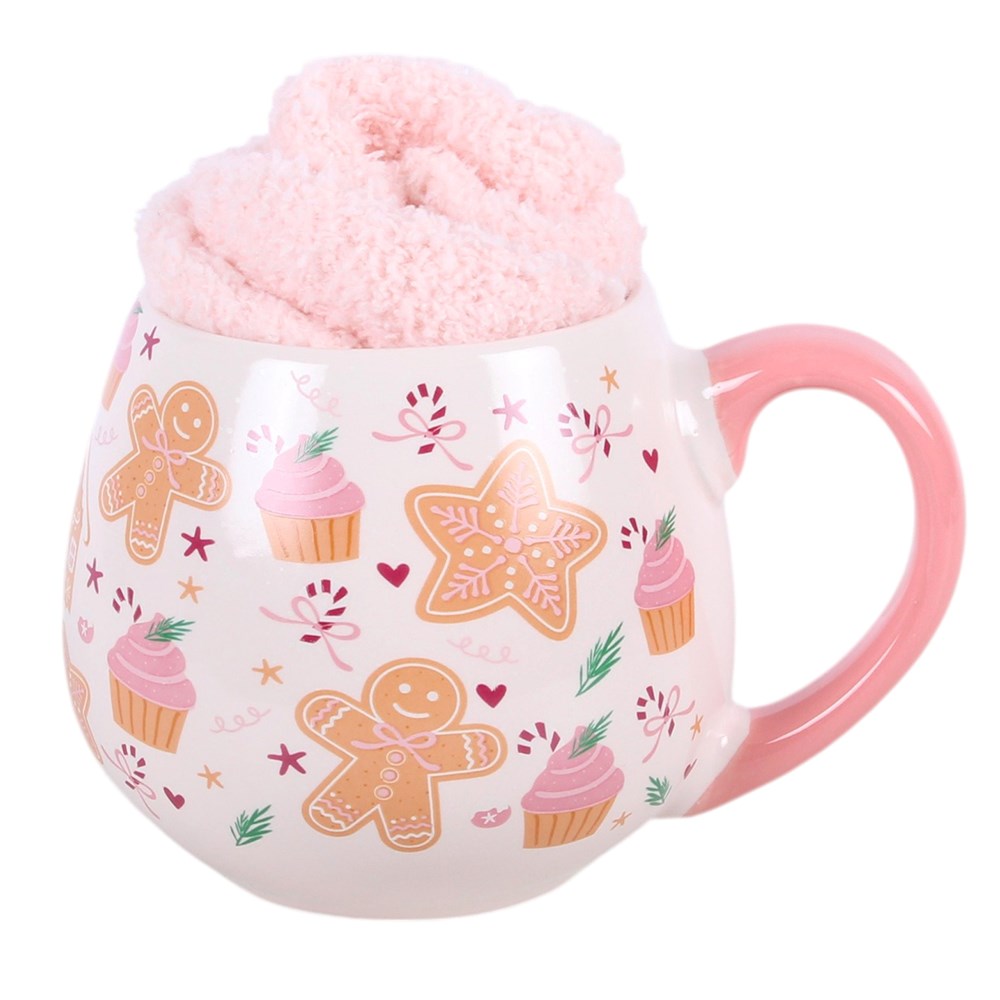 Tasse & Socken Set · Sugarplum Bakery Print