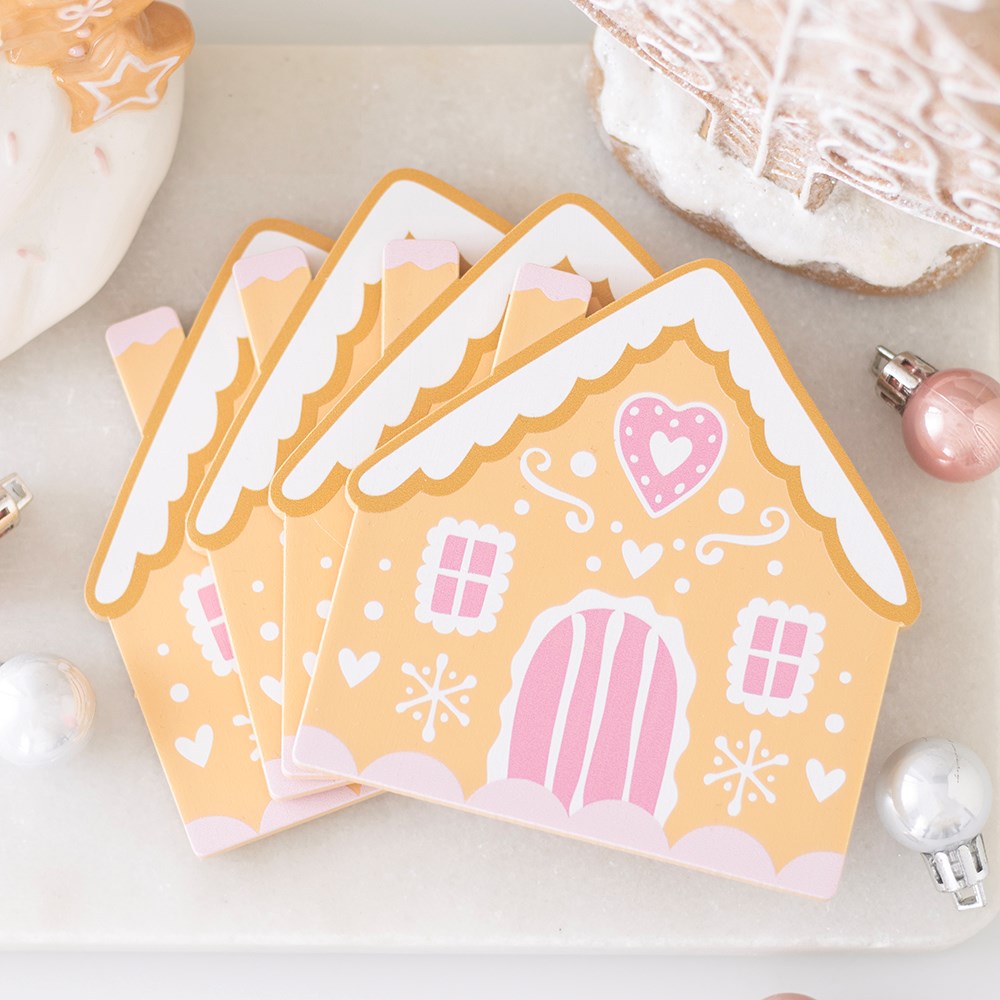 4er-Set Untersetzer · Gingerbread House