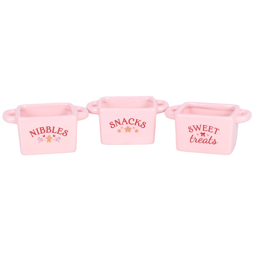 3er-Set Schalen · Christmas Snack Bowls