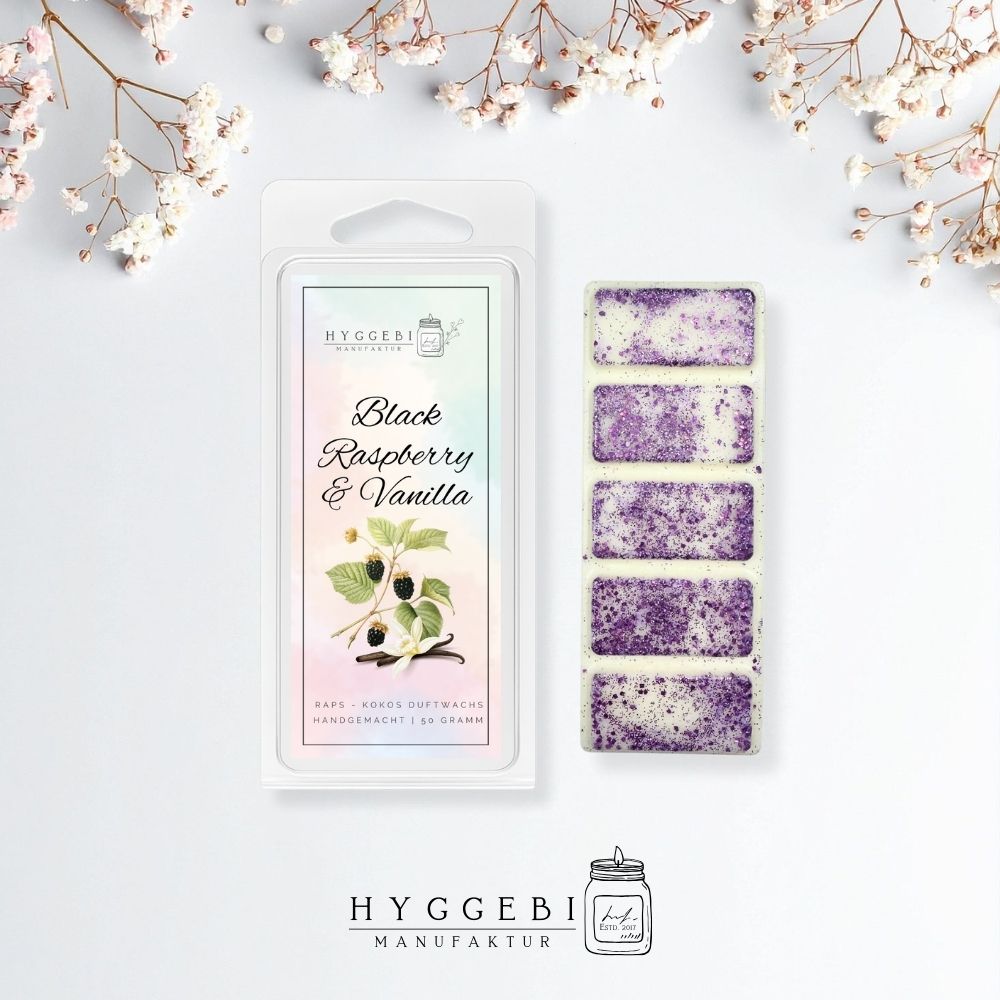 Black Raspberry & Vanilla · Duftwachs 50g