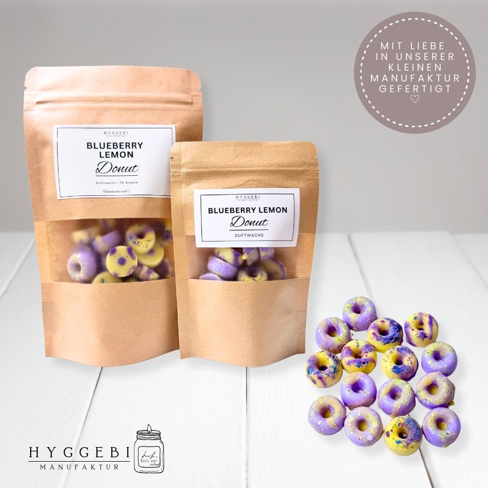 Blueberry Lemon Donut · Duftwachs