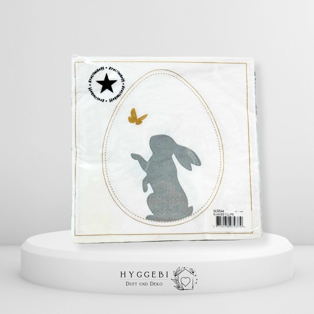 SERVIETTEN · BUNNIES TULIPS