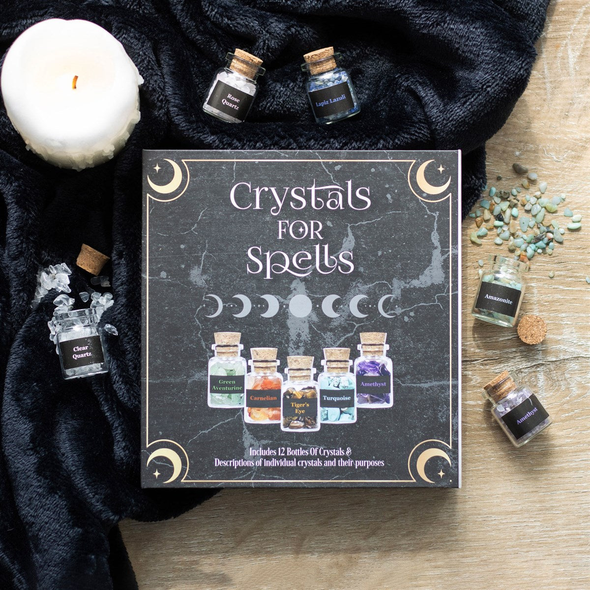 Crystals for Spells · Kristallchip Fläschchen Geschenkset