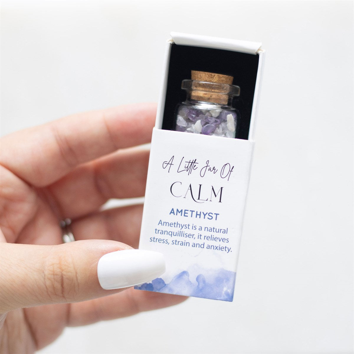 Jar of Calm · Amethyst Kristalle