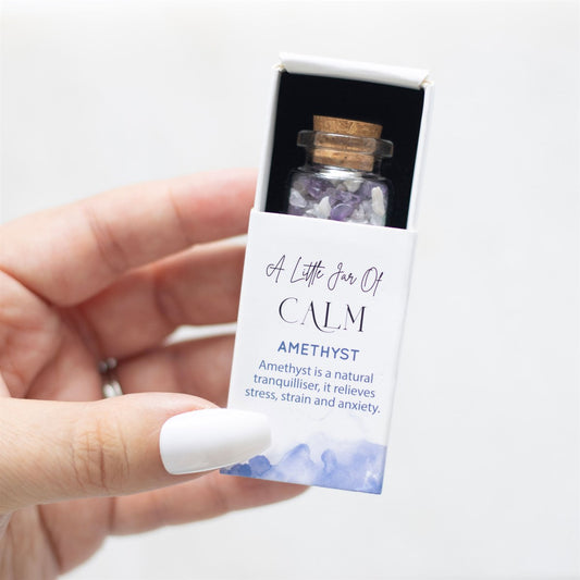 Jar of Calm · Amethyst Kristalle