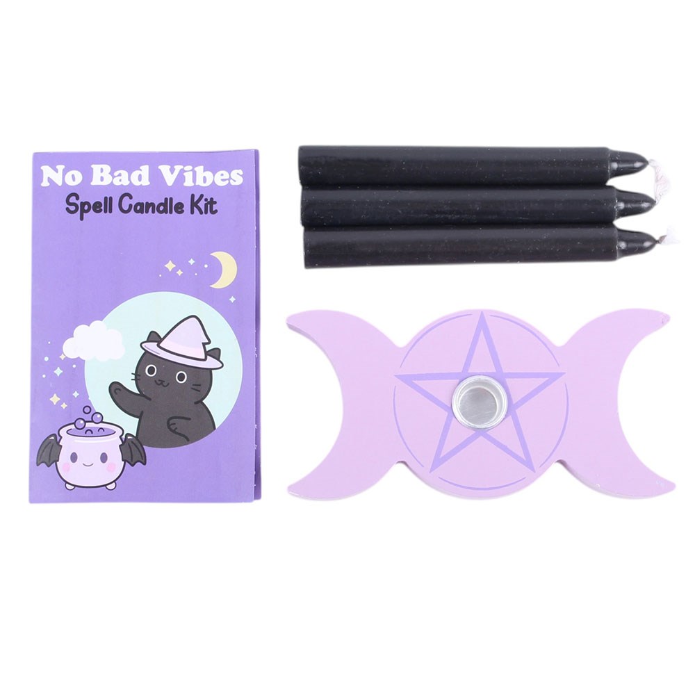 Spell Candle Kit ·  No Bad Vibes