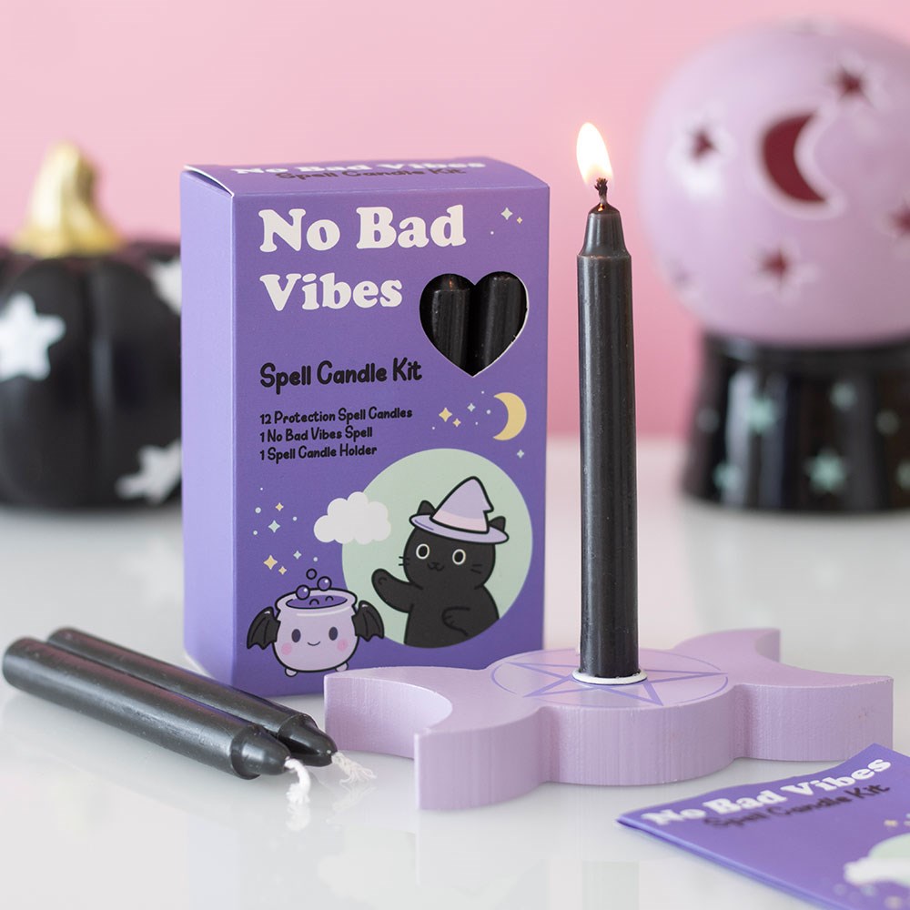 Spell Candle Kit ·  No Bad Vibes