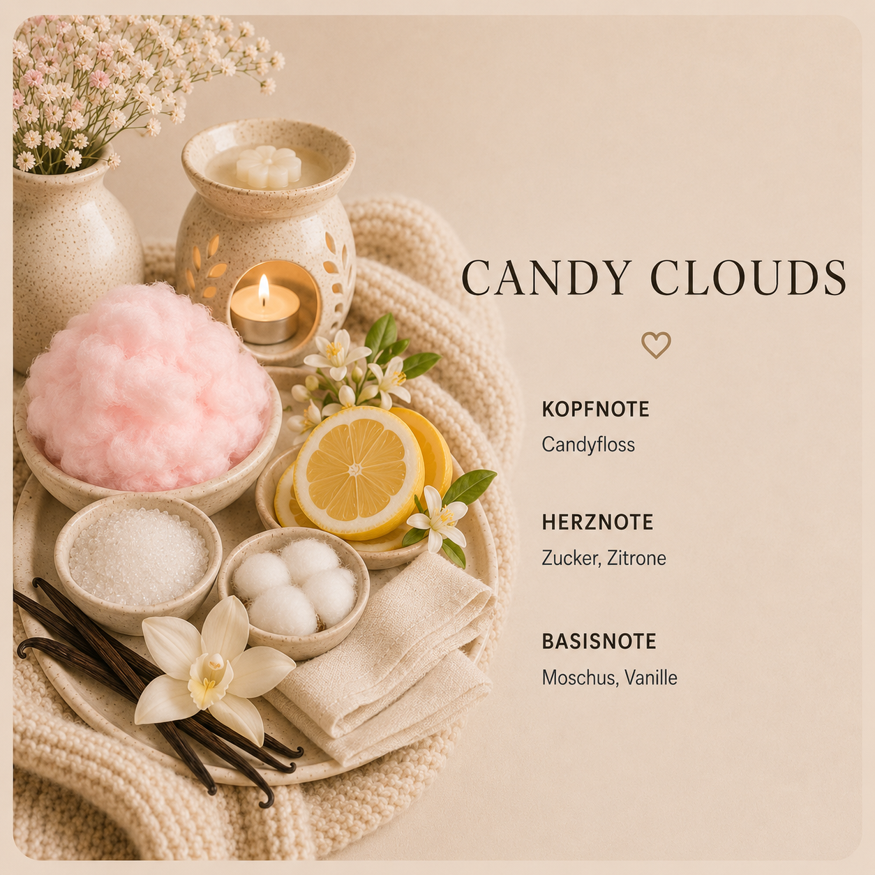 Candy Clouds · Duftwachs
