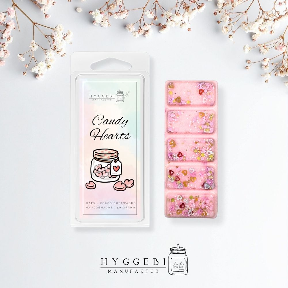 Candy Hearts · Duftwachs 50g