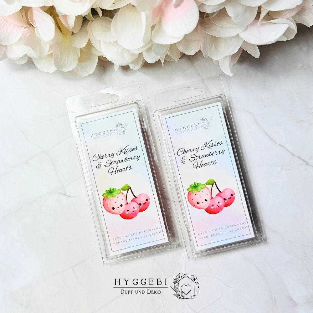 Cherry Kisses & Strawberry Hearts · Duftwachs