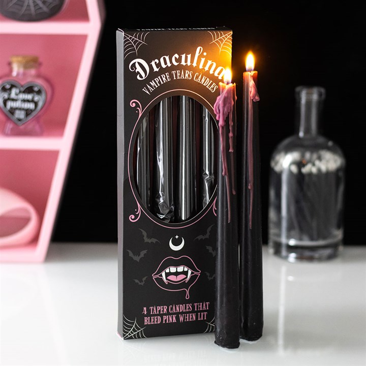 Kerzen-Set · Pink Vampire Tears (4 Stück)