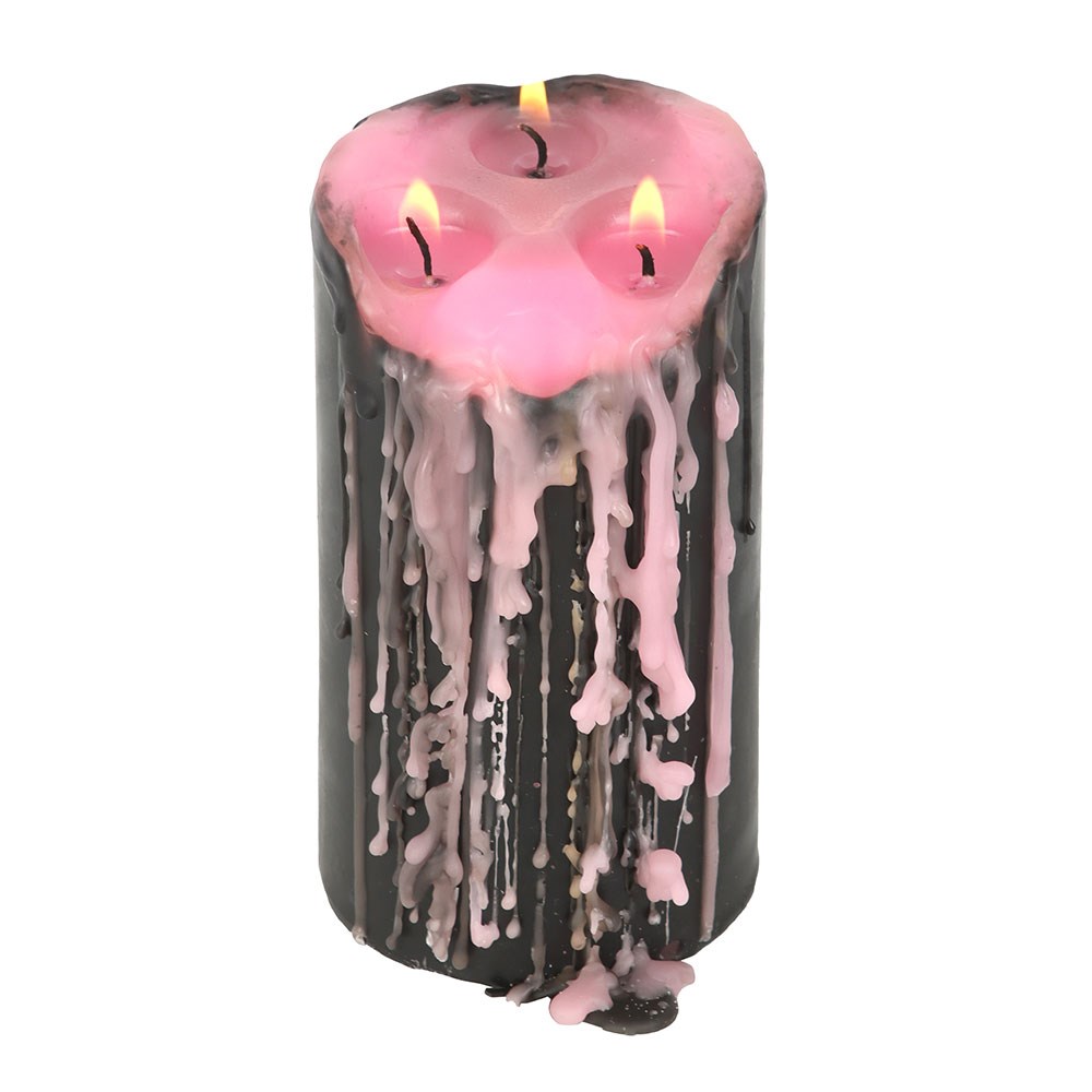 Large Pink Vampire Tears · Pillar Candle