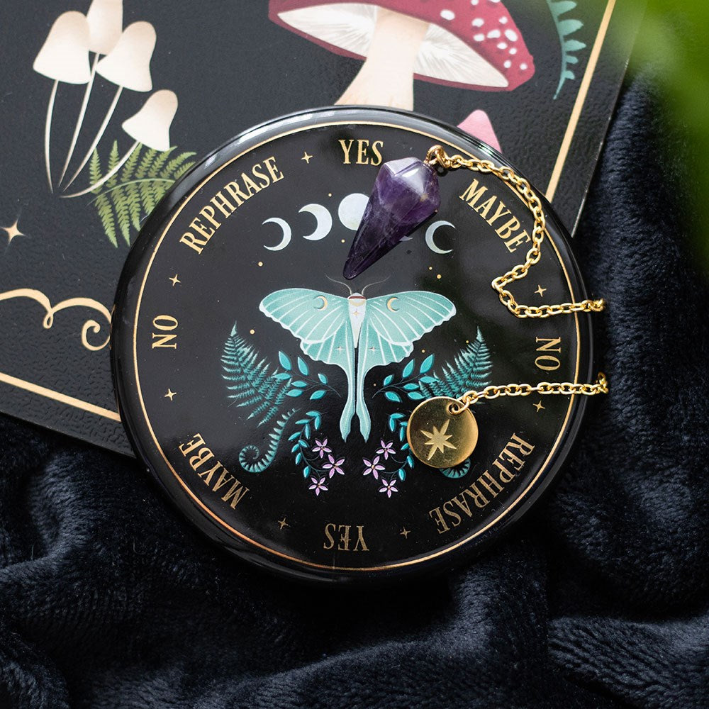 Luna Moth · Pendel-Divinationsset