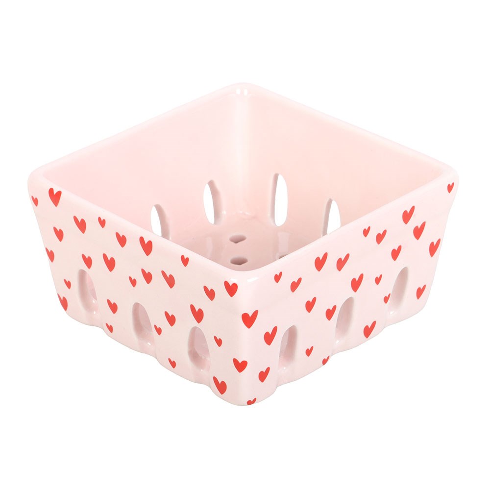 Pink Heart Print · Obstschale