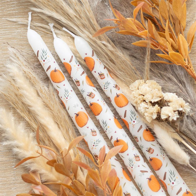 Stabkerzen im 3er-Set · Pumpkin